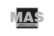 Logo firmy MAS Sp. z o.o. z Mikołowa, dystrybutora wyrobów hutniczych i stali zbrojeniowej