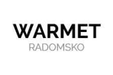 Logo firmy Warmet z Radomska, dystrybutora wyrobów metalowych i hutniczych oraz stali